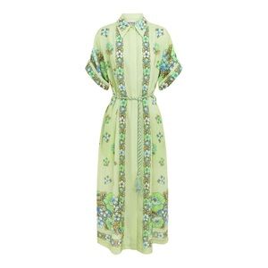 Alemais Velma Linen Shirt Dress US6 AU10